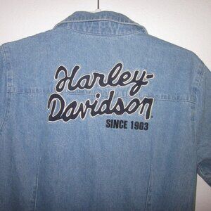 Women's Harley Davidson New Mechanics Coveralls Denim Size XL